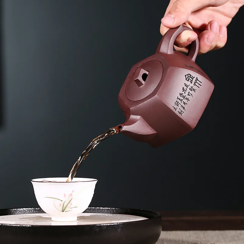 Чайник из исинской глины известный полностью ручной заварочный чайник сырой