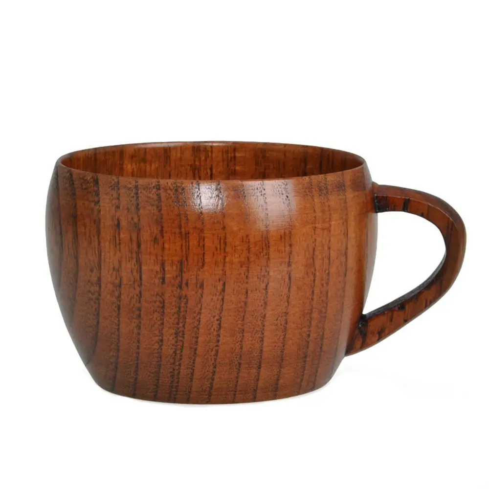 Деревянная чашка ручной работы из натурального дерева кофе чай сок для молока