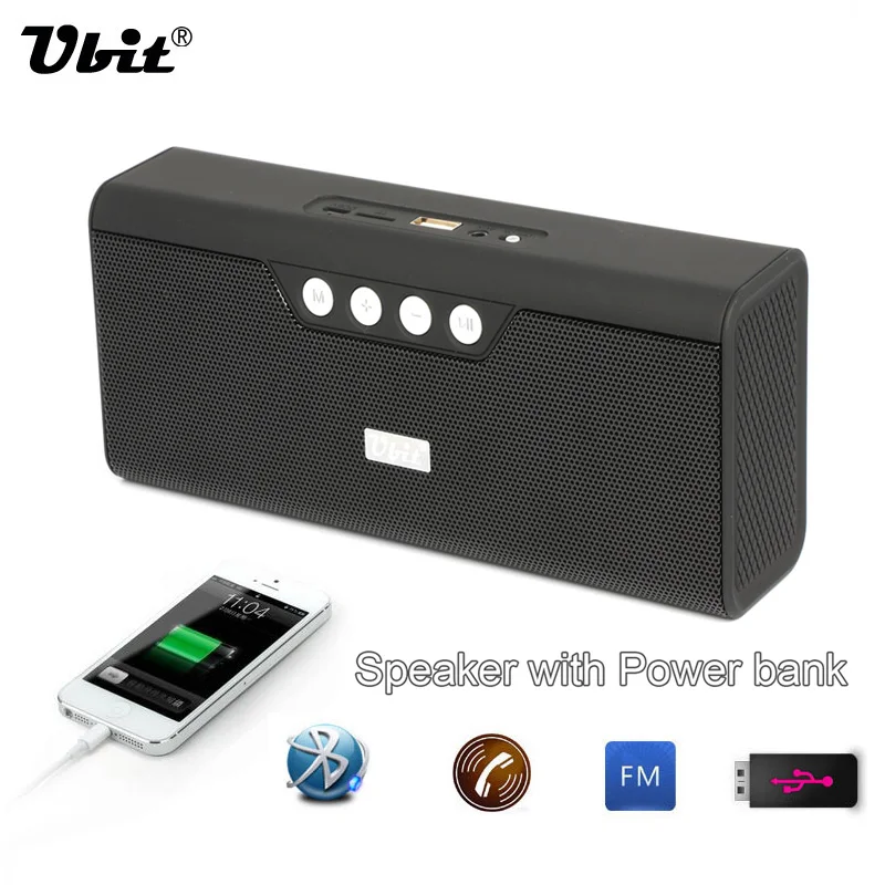 Ubit 5 Вт * 2 рога Bluetooth динамик B23 портативный радио s беспроводной аудио MP3 с внешним