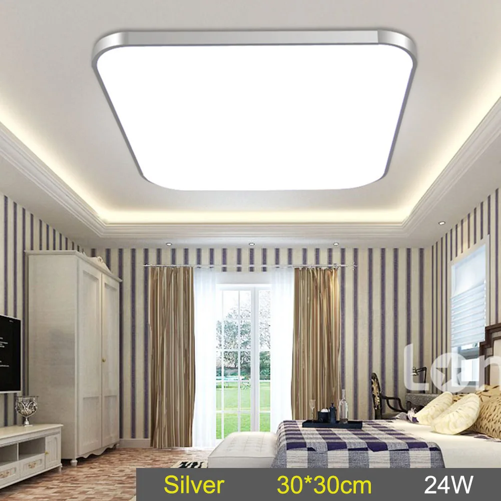 

New LED Ceiling Down Light Lamp 24W Square Energy Saving For Bedroom Living Room NE