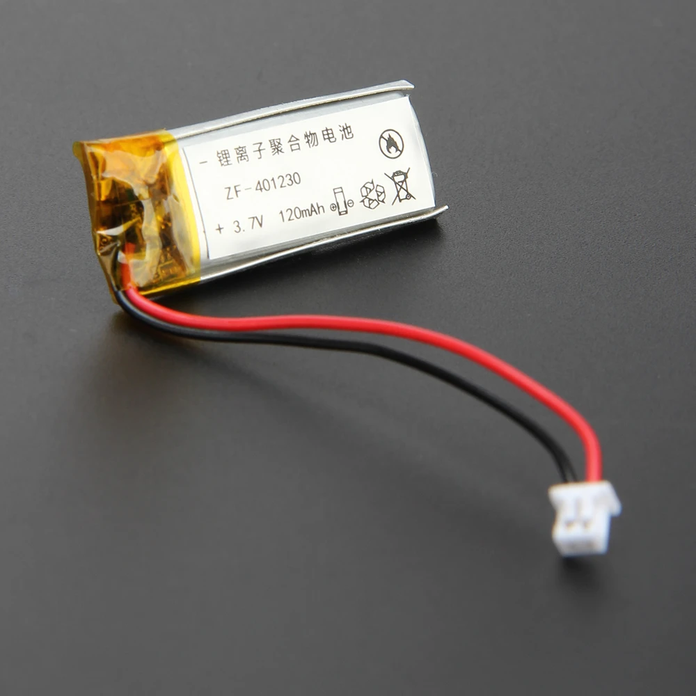 

3.7V Polymer Lithium Battery 401230 120mah Bluetooth Headset Charging Core