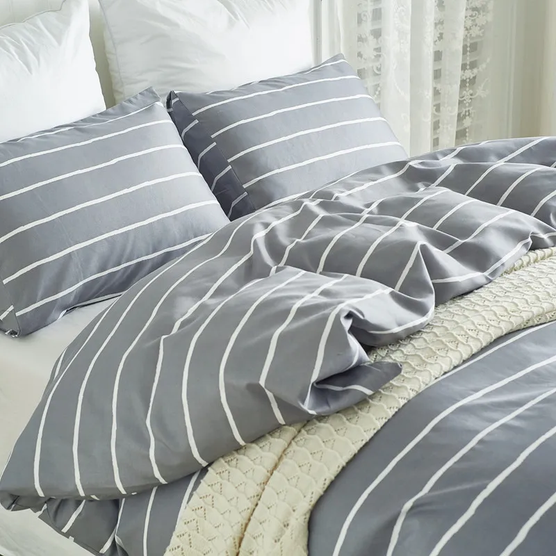 Forcheer постельных принадлежностей плед печати Современный Пододеяльник наволочка