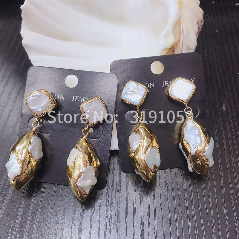

Fashionable and simple atmosphere lady pearl earrings jewelry