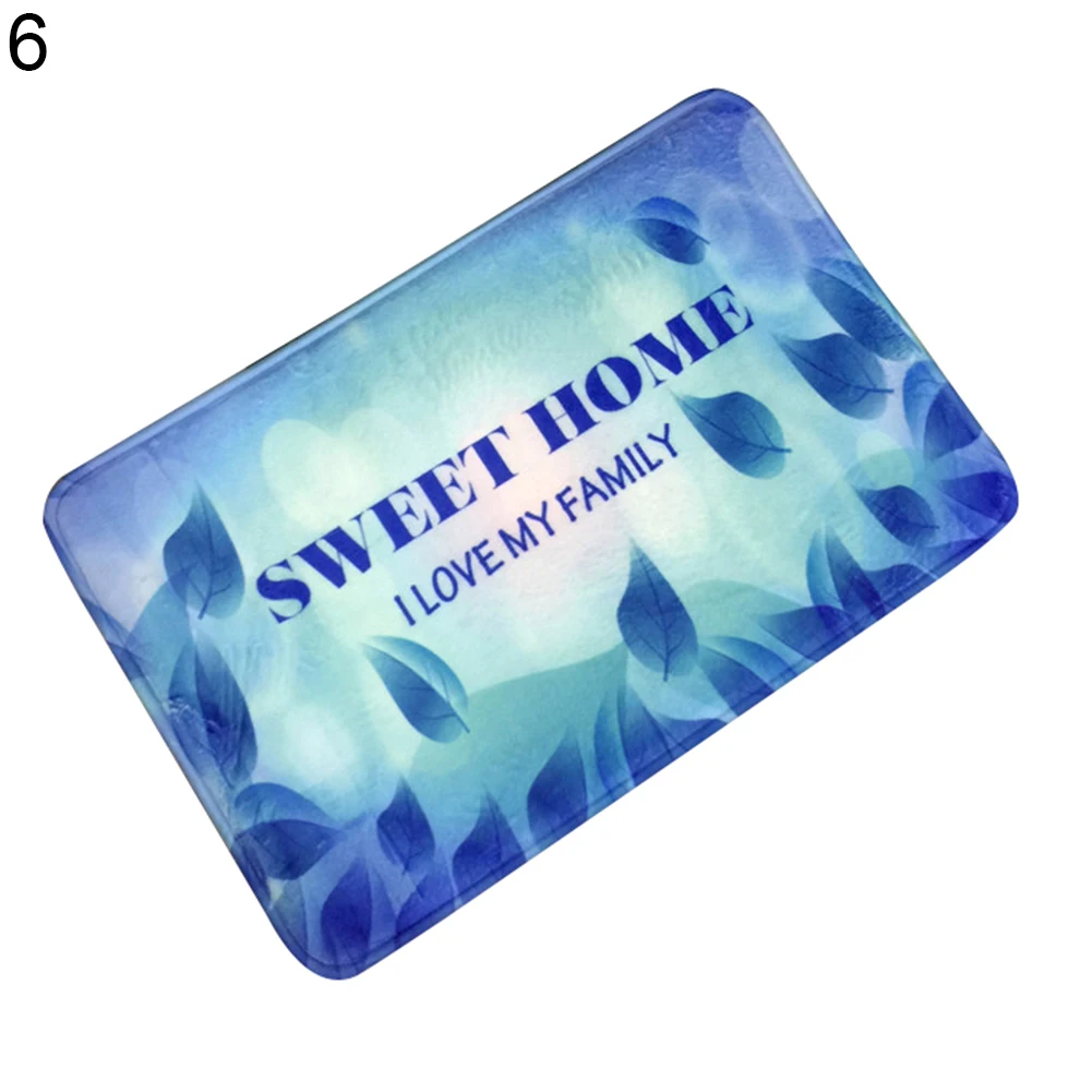 Многоразовый моющийся коврик в скандинавском стиле с листьями дерева