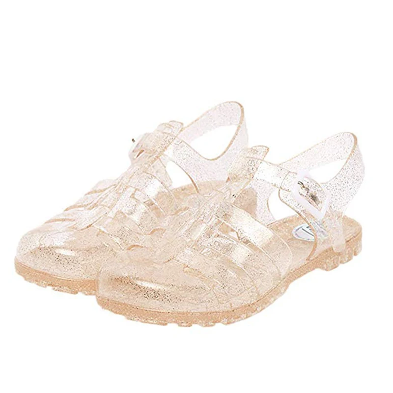 Сандалии женские с Т образным ремешком пляжные водонепроницаемые Туфли желе на