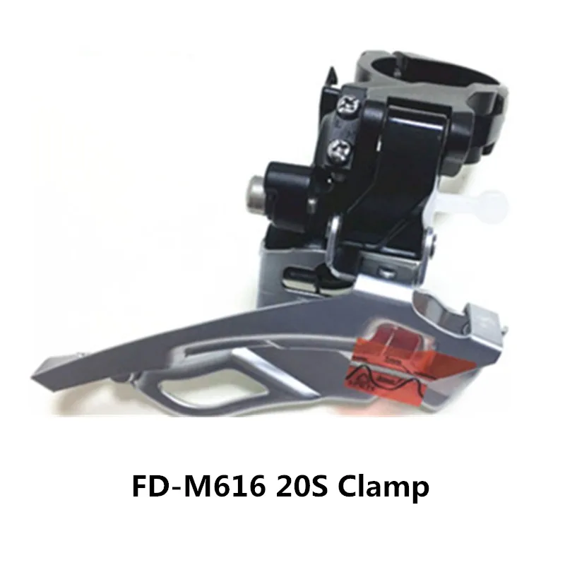 FD-616 20S Clamp SHIMANO DEORE FD-M610/FD-M611/FD-M616 передний циферблат горный велосипед 10 S/20 S/30 Скорость Оригинальная передняя передача - Цвет: FD-616 20S Clamp