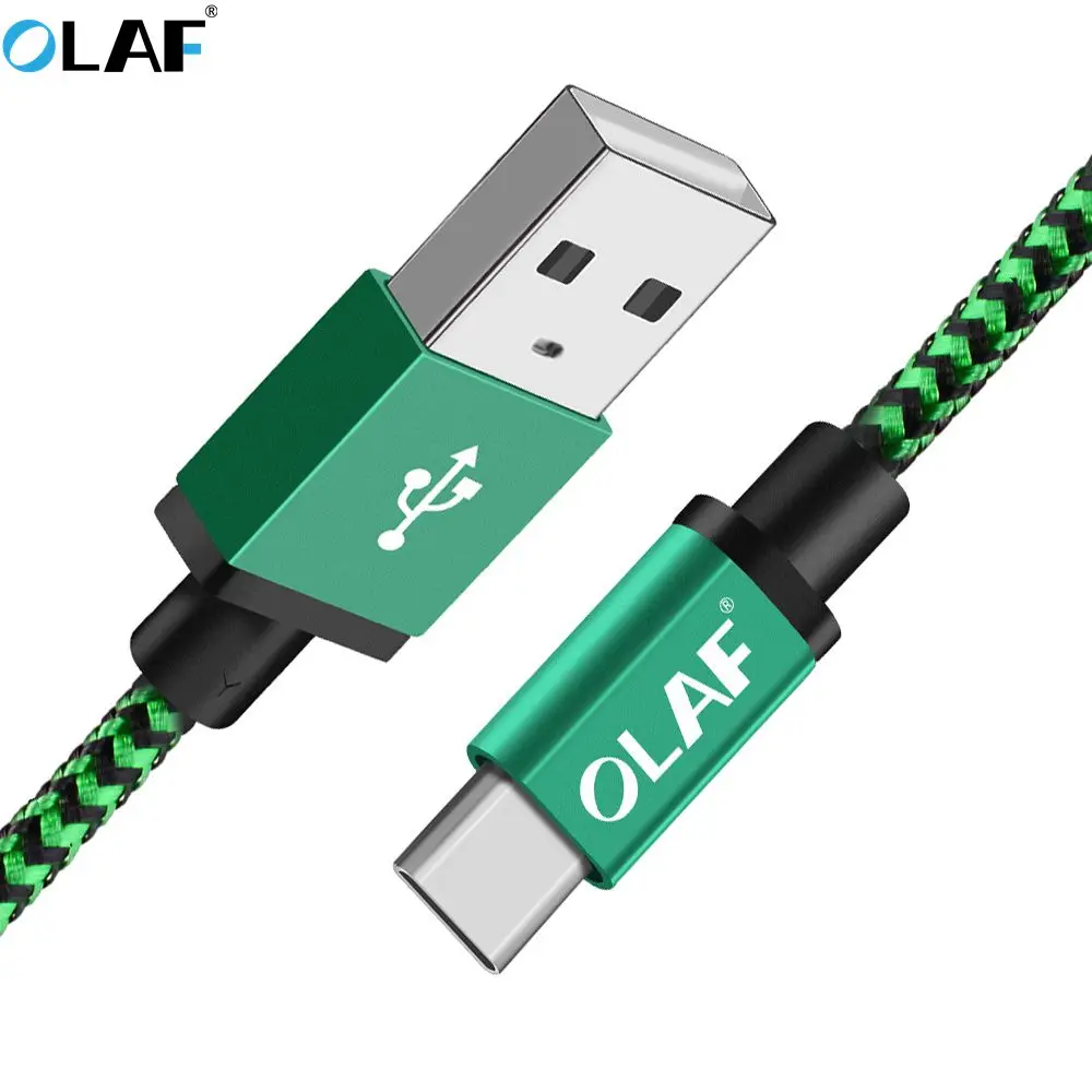 Кабель для быстрой зарядки OLAF USB Type-C Samsung S9 S8 Plus Note 9 8 Xiaomi Mi8 | Мобильные телефоны и