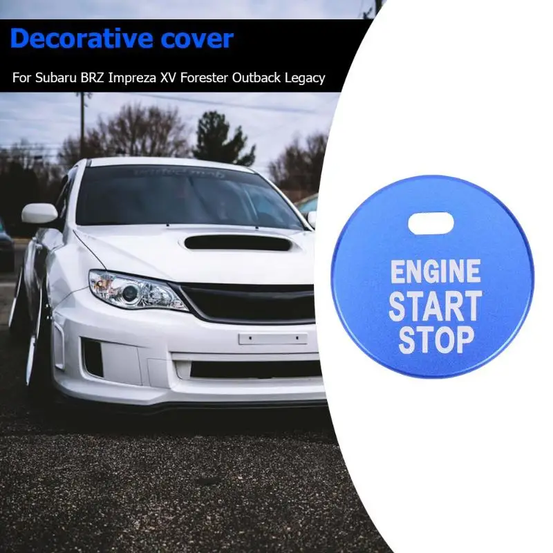 Крышка кнопки запуска двигателя Накладка для Subaru BRZ Impreza Forester Outback автомобильный