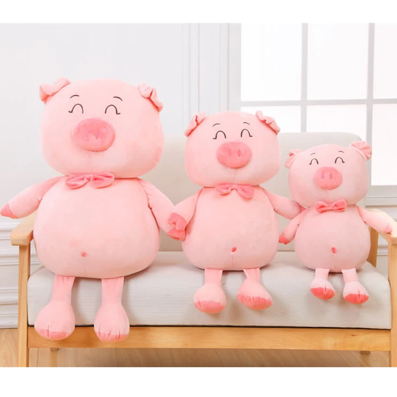 Fancytrader Big Soft Pink Pig Plush Toys Giant Stuffed Animals Piggy Pillow Doll 28inch Nice Gifts for Christmas Valentine's Day | Игрушки