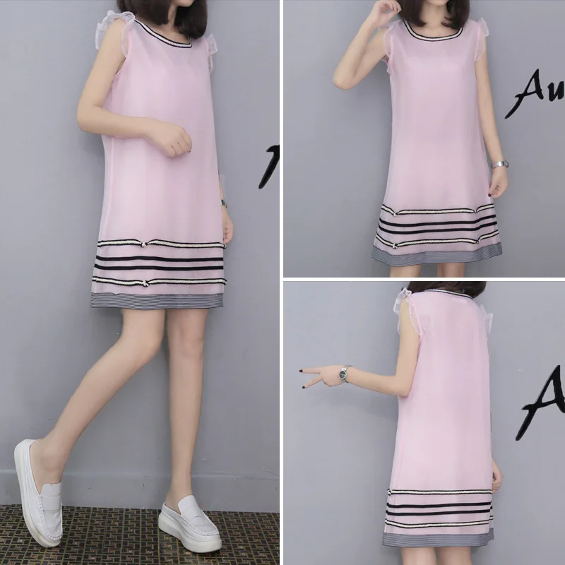 Европа в лето 2017 Женская новая Евгений пряжи тонкий женский кукла летнее платье