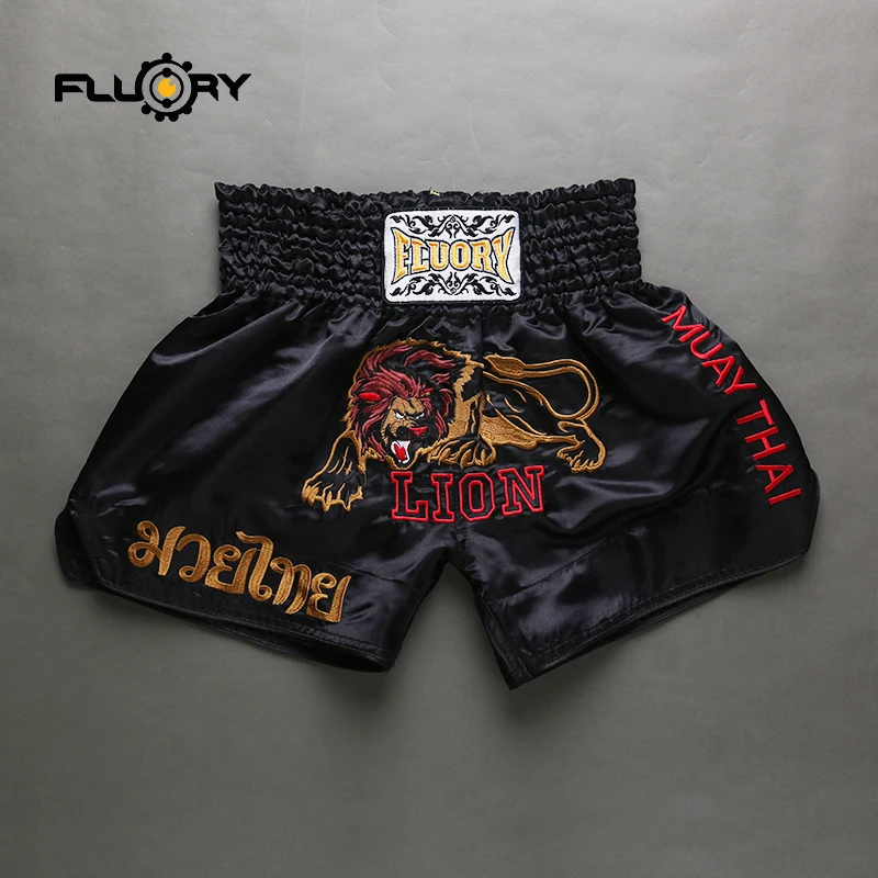Шорты с вышитым львом муай тай|muay thai shorts|thai shortsmuay |