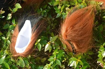 Фильм зверополис Косплей Ник Уайльд Фокс Косплей Костюм Полный комплект униформы рубашка брюки галстук хвост уши костюмы на Хэллоуин - Цвет: Hairpin