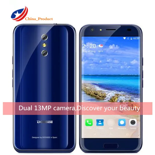 DOOGEE BL5000 смартфон двойной 13.0MP Cam Android 7 0 5050 мАч 12V2A Быстрая зарядка 5 &quotMTK6750T