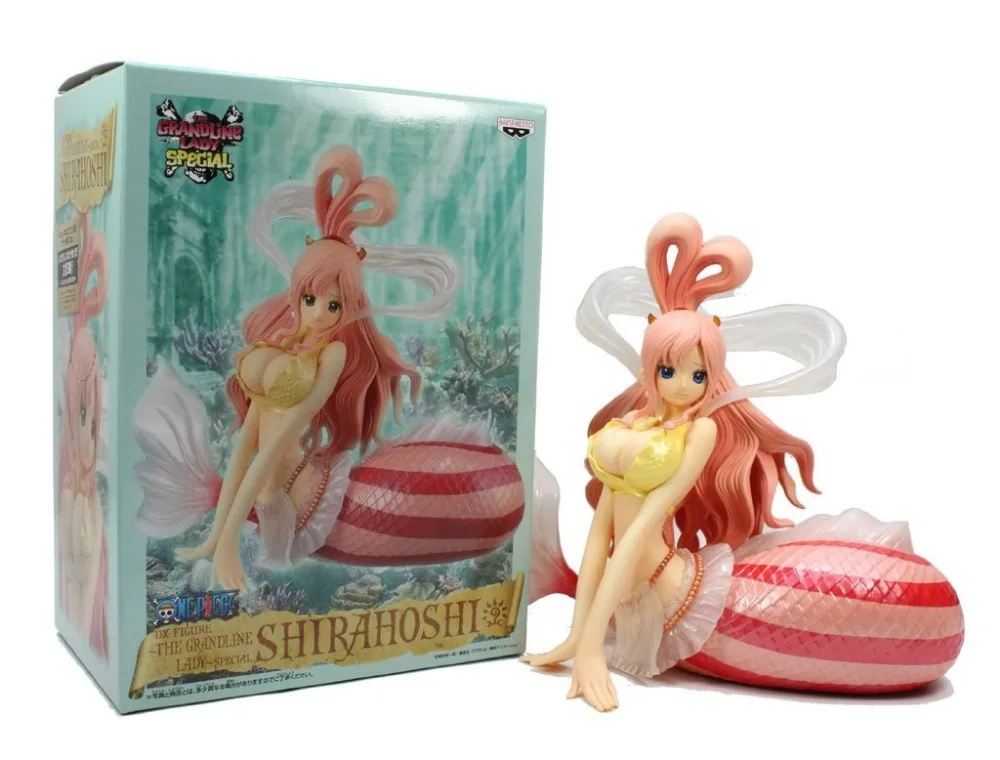 Новая горячая распродажа ONE PIECE рыбу мужчин River island Принцесса Shirahoshi сидеть ver. 18 см