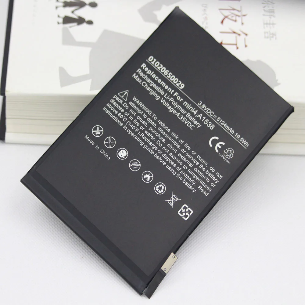ISUNOO 2pcs/lot Genuine 5124mAh good quality battery For iPad mini 4 mini4 Battery Replacement tablet A1550 A1538 | Мобильные