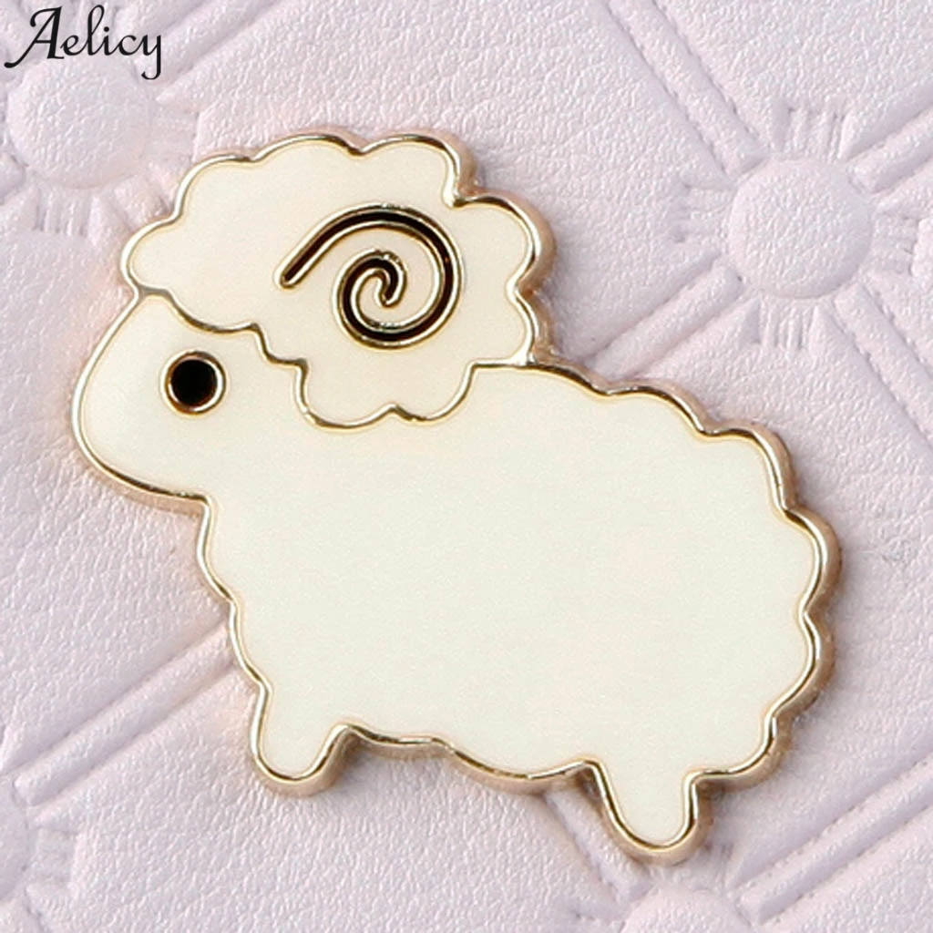 Aelicy женский короткий кошелек с милым рисунком овечки бумажник для рук