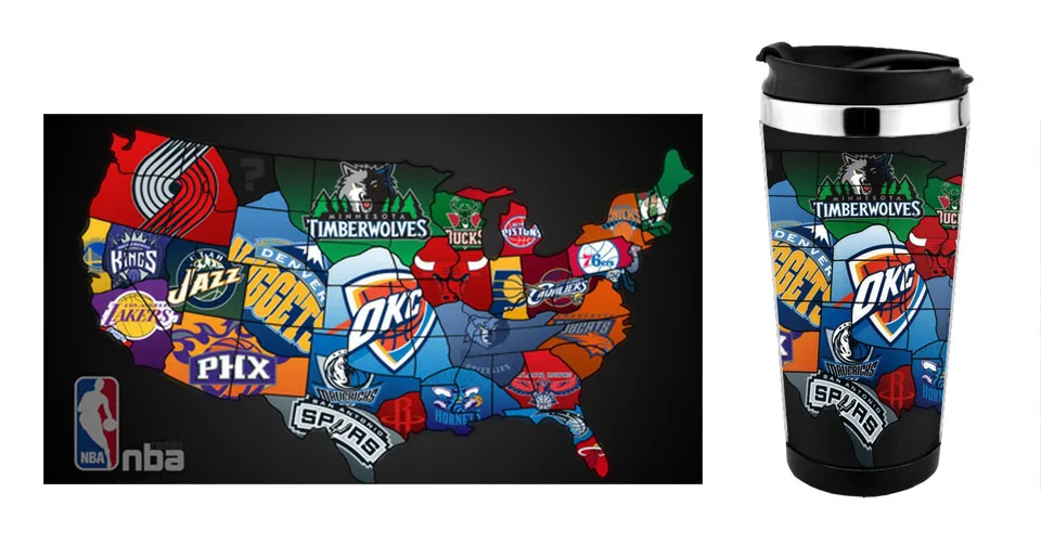 NBA звезда реклама кружка, 6 шт./партия кофе кружка бумага, высокий стакан может изменить вставку бумаги 450 мл кофейная чашка