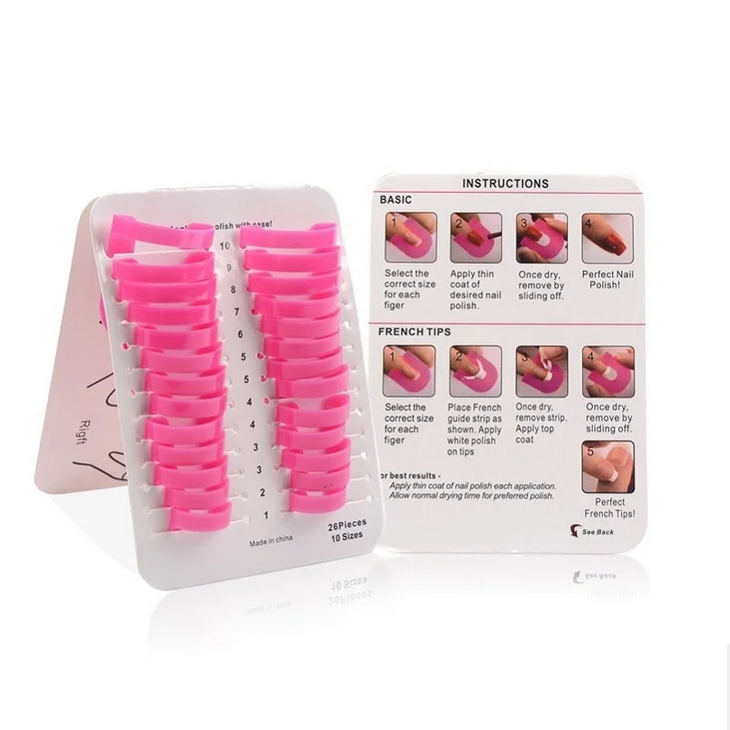 Nail Polish Tool 26pcs Glue Model Spill Proof Manicure Protector Tools | Красота и здоровье