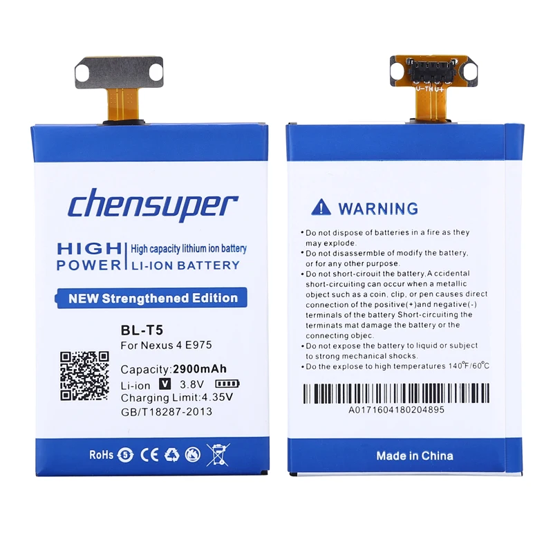 Аккумулятор chensuper 2900 мАч для LG Nexus 4 E975 E973 F180 LS970 Optimus G E970 Nexus4 GOOGLE E960 | Мобильные