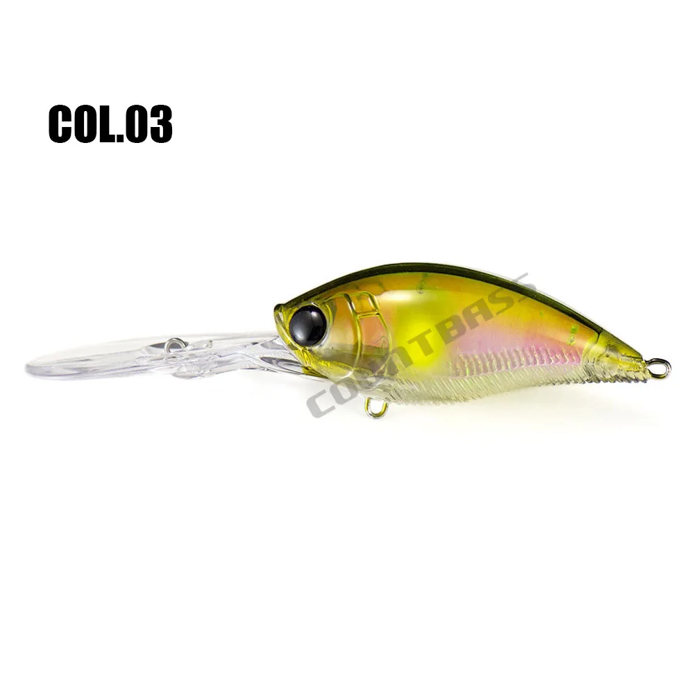 03 Deep Crank Baits 3D, Deep Crank Baits, рыболовные приманки 70 мм, 21 г, плавающие, глубина погружения 3,5-4,5 м, Wobbling Leurre HardBaits - Цвет: 03