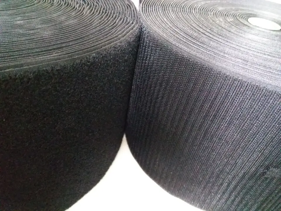 2 рулона/Набор 15 см * 25 м Швейные крюк и прочными застежками липучками черного или