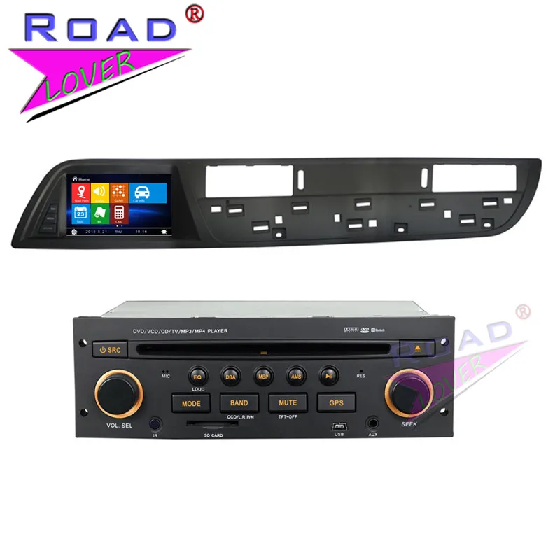 Автомобильный DVD плеер TOPNAVI Wince 6 0 два Din 7 дюймов Автомагнитола для Citroen C5 2013 стерео