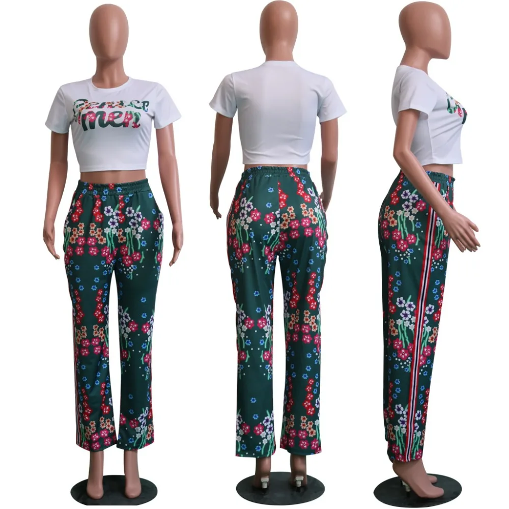 Ruby гардероб женщины летние комплекты из 2 предметов одежды с короткими рукавами и