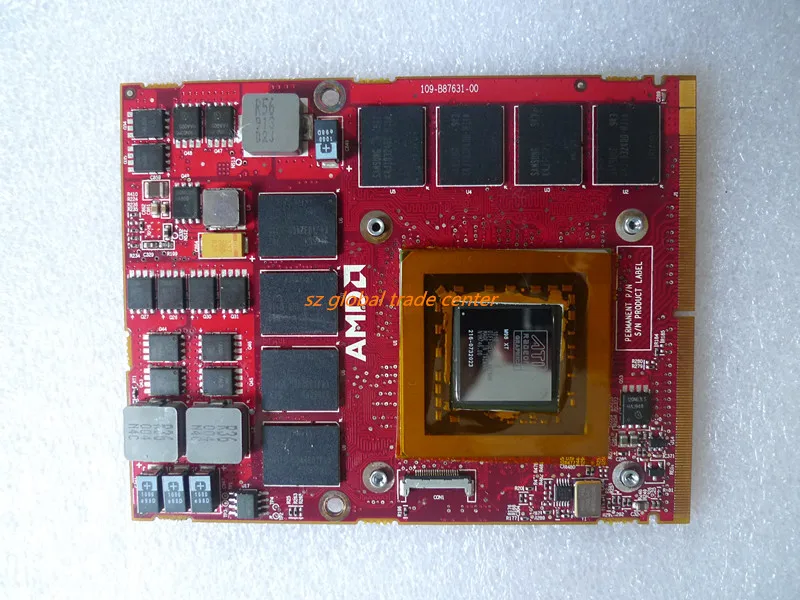Оригинальная видеокарта 2TKKD 4XRDT 109 B87631 00 216 0732023 для Dell Alienware M17x R2 ATI HD 4870 HD4870 1 Гб|graphic