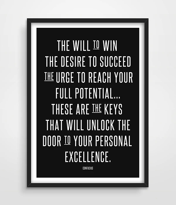 Motivational Wall Decor Confucius Inspirational Quote home Typographic Print Kitchen Art painting picture | Дом и сад