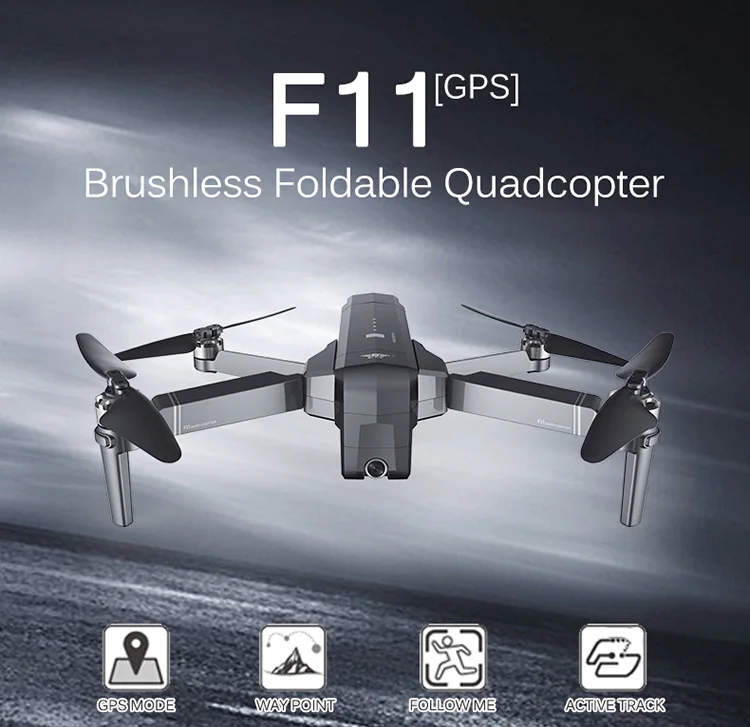 Дрон с дистанционным управлением SJ F11 GPS 5G 1080P камера долгий срок полета