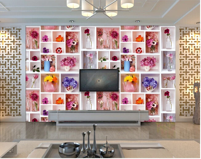 Обои на заказ большие фрески 3 d виниловые обои для гостиной телевизора |