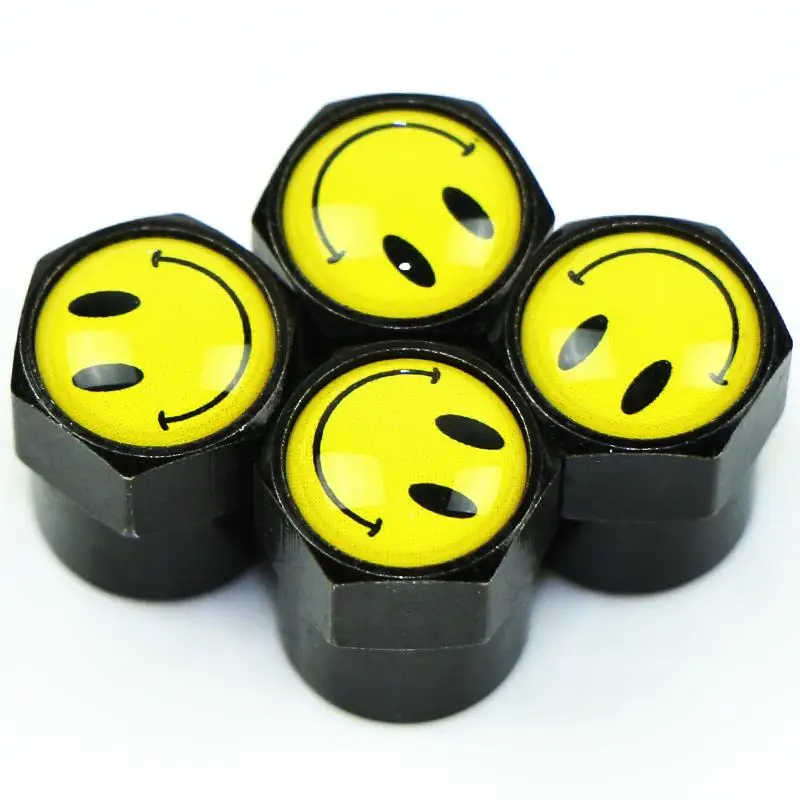 Колпачки для клапанов автомобильных шин черного цвета пылезащитная крышка