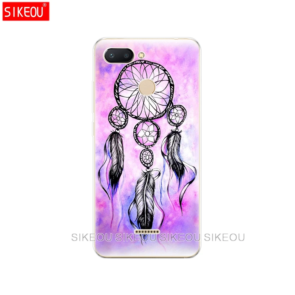 33639 Силиконовый чехол для Xiaomi Redmi 6, чехол с полной защитой, мягкая задняя крышка из ТПУ, чехол для телефона s для Redmi6, бампер hongmi 6, чехол с мрамором - Цвет: 33639