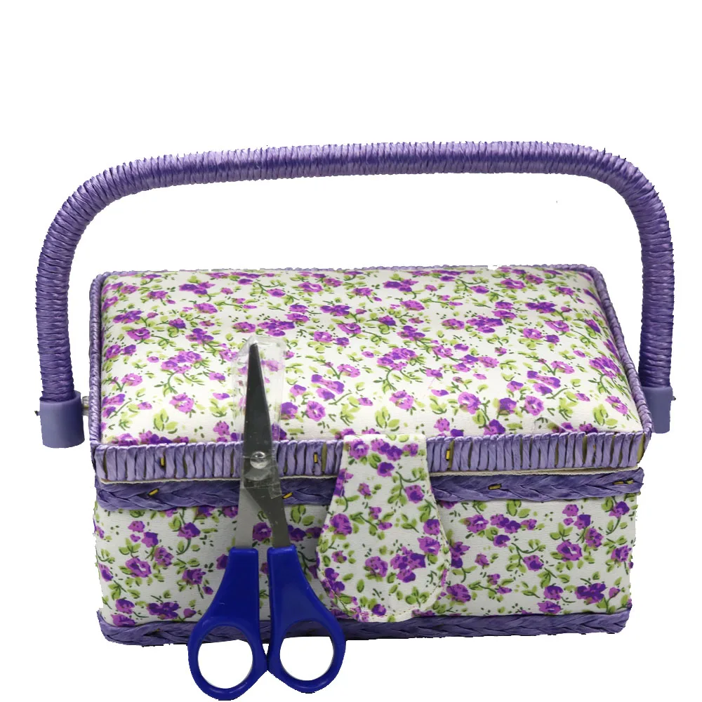 Набор для шитья ручной работы корзина хранения с цветочным узором инструмент