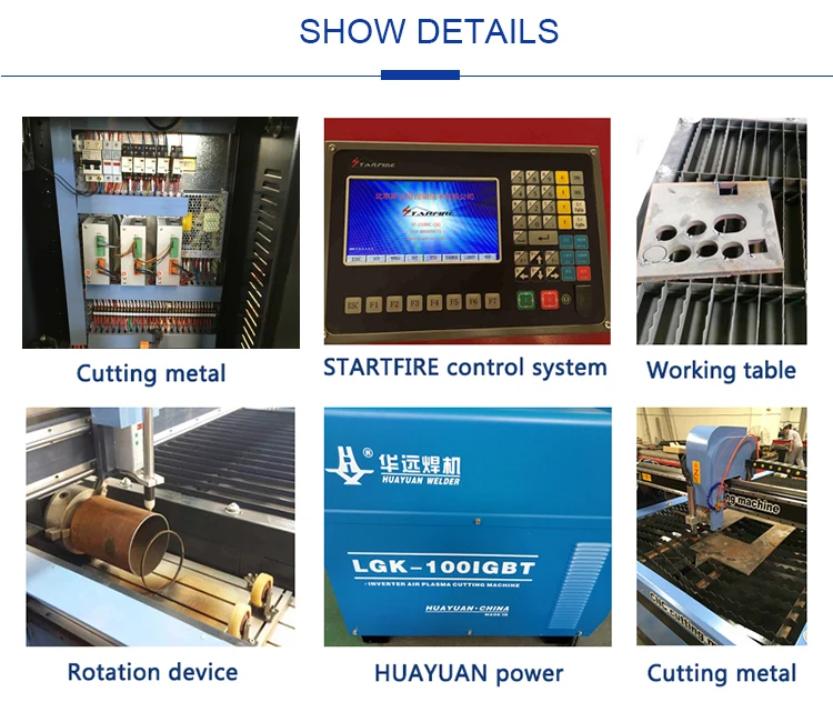 Jinan 1325 Китай металлические Фрезы с ЧПУ плазменные резаки вращающимся