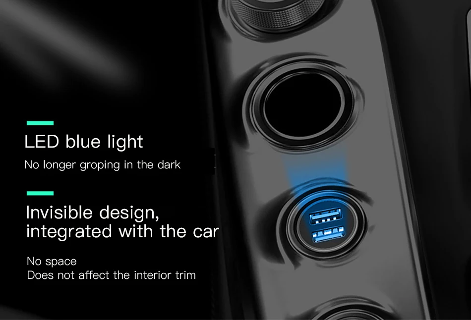 ACCEZZ Mini Dual USB Автомобильное зарядное устройство для Apple iPhone X 8 7 6 6s huawei Xiaomi samsung Быстрая зарядка светодиодный дисплей автомобильное зарядное устройство для телефона