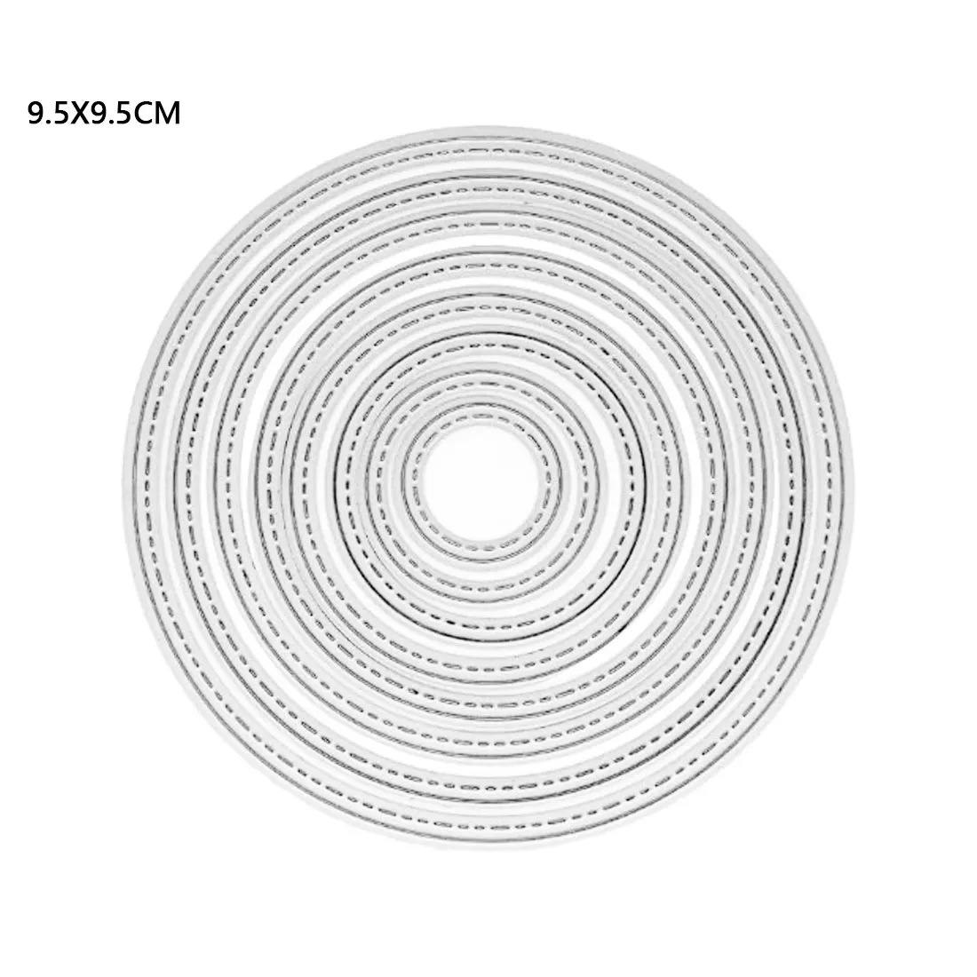 8 шт. профессиональные круглые металлические высекальные штампы для