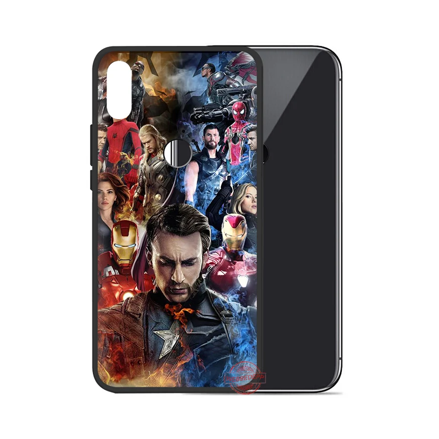 WEBBEDEPP Мститель Капитан Америка Железный человек мягкий чехол для телефона Redmi Note 8