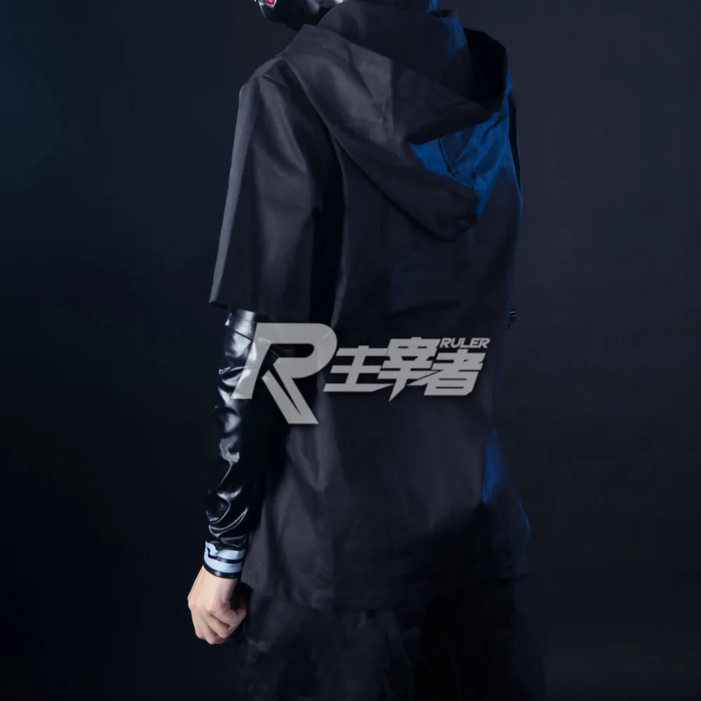 Kaneki костюм кэна-Токийский Гуль Kaneki Кен косплей, черные мужские костюм для косплея