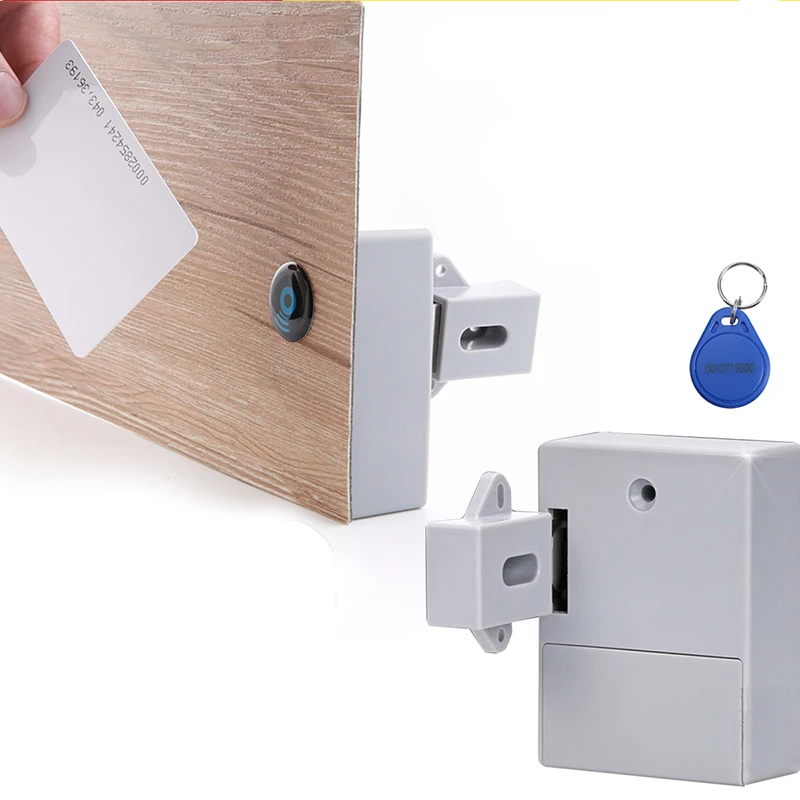 IC Card сенсор цифровой RFID ящик карты замок DIY Электронный шкаф батарея невидимый