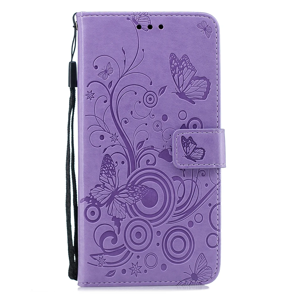 Чехол-подставка с украшением в виде бабочек для huawei mate 20 lite Honor 10 9 8 Nova 3 3i 3e 4E P smart Plus, блестящий чехол P8 Lite