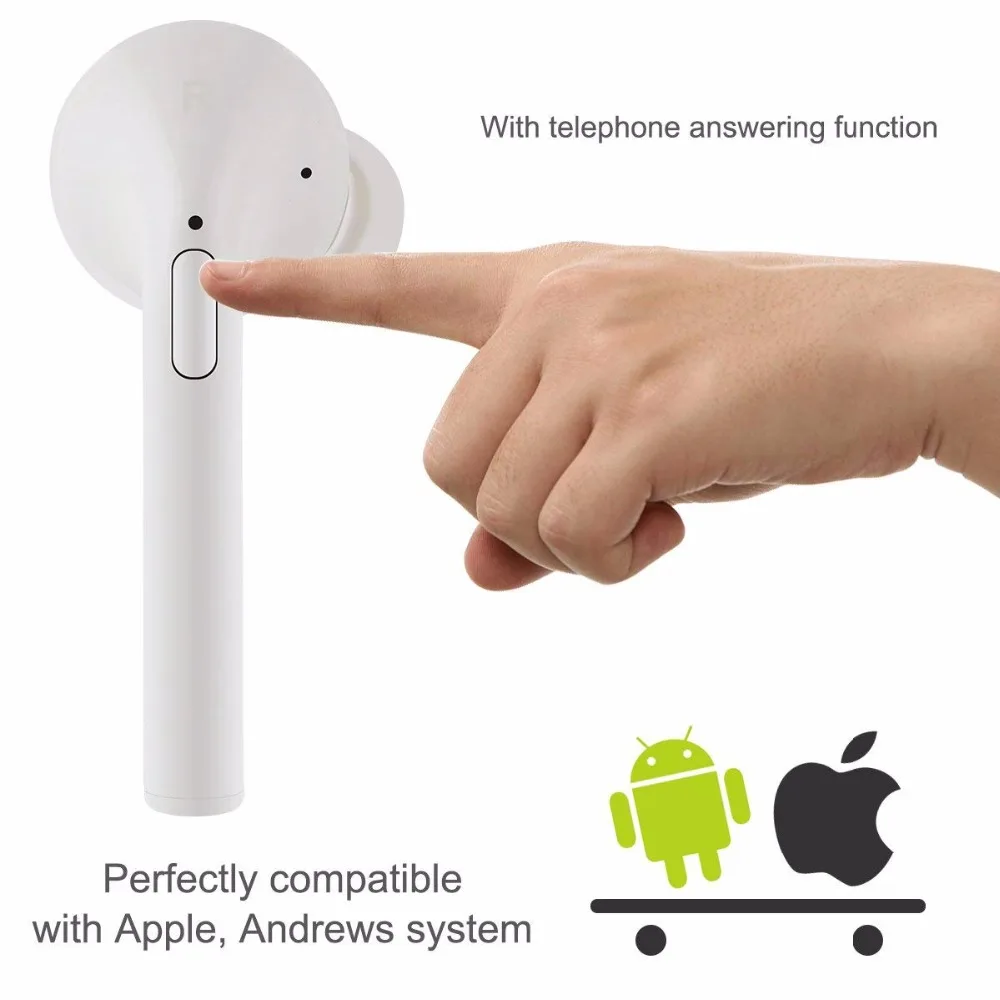 Gonoker Mini AIR7E Bluetooth наушники TWS беспроводные супер легкие V4.2 действительно