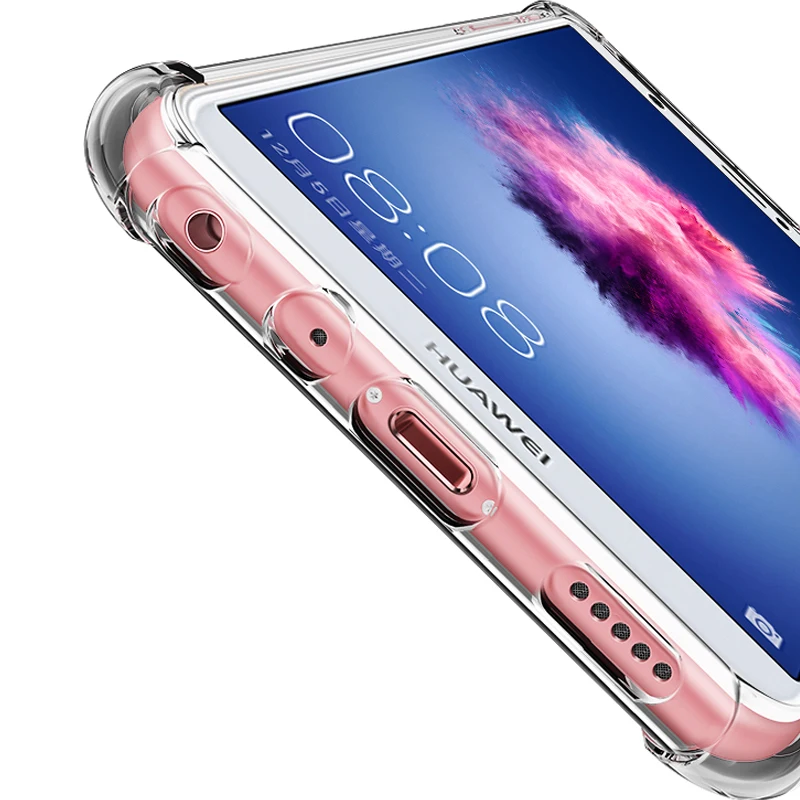YUETUO прозрачные противоударные Чехлы для задней панели телефона etui coque cover чехол