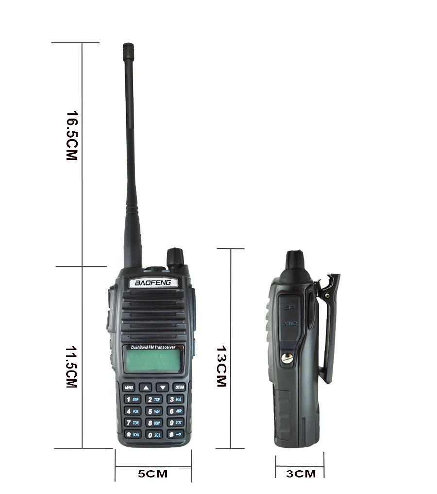 Популярная портативная рация, Baofeng, UV-82, две кнопки PTT, двухстороннее радио Vhf Uhf, двухдиапазонное Baofeng UV 82 UV82, двухстороннее радио
