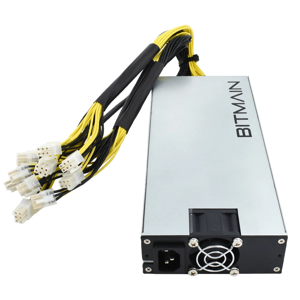 TISHRIC PSU оригинальный 1600 Вт добыча питания для Bitmain Antminer S9 L3 D3 APW3 + 6PIN * 10 Bitcoin Miner|supply