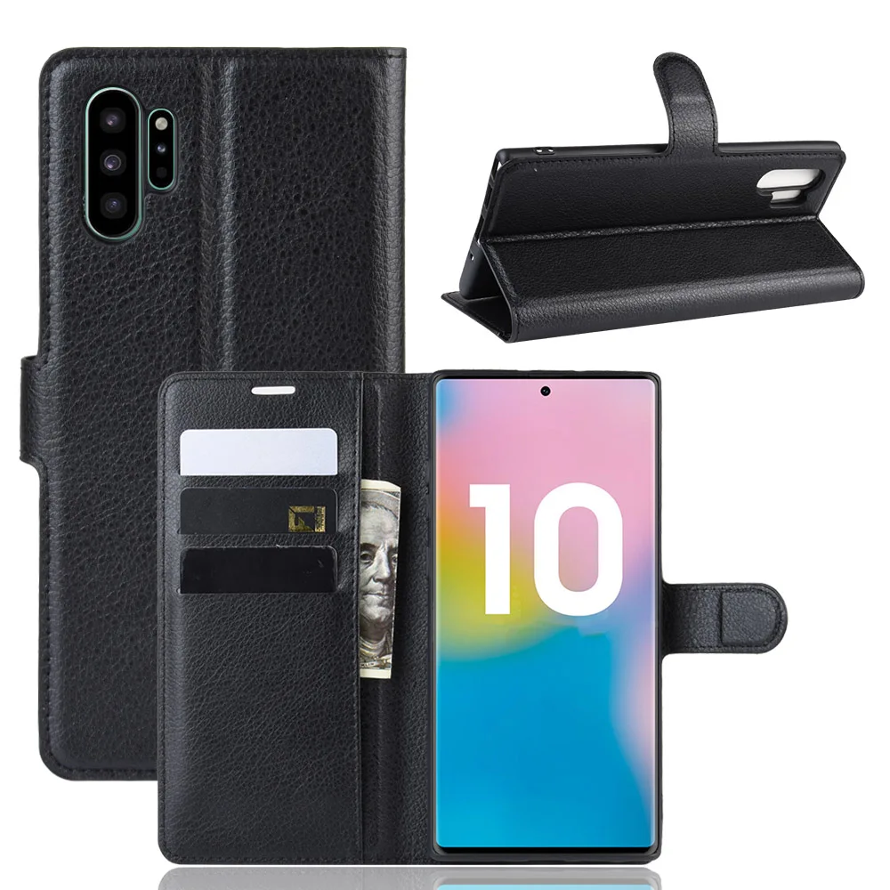 Чехол для телефона Samsung Galaxy Note 10 Pro 10pro роскошный чехол книжка из искусственной