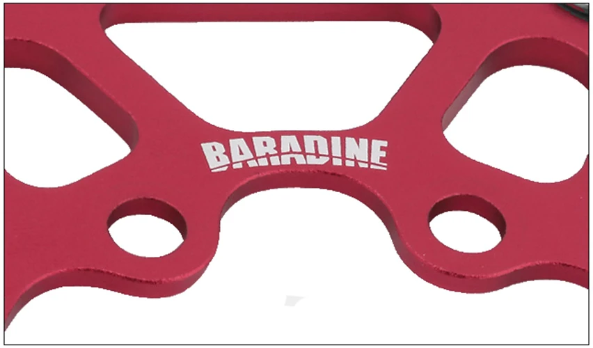 Baradine свет Вес красочный велосипед вращающийся диск тормозной ротор 160 мм 180 6 болт