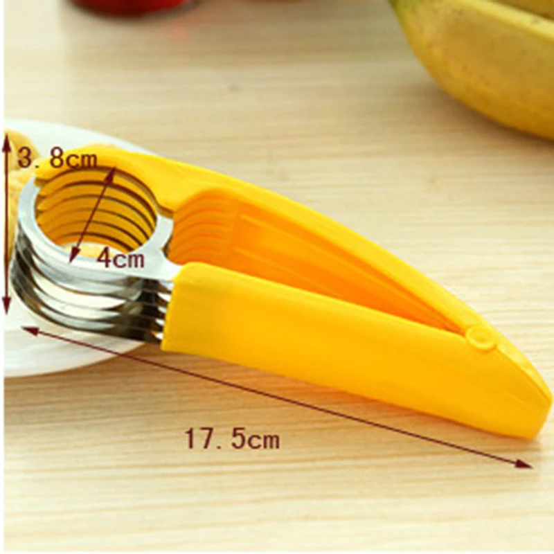 QuickDone Banana Slicers Cutters Stainless Steel Cucumber Chopper Sausage Ham Slicer Salad Sundaes Tools Home Cooking CKC1011 | Дом и сад