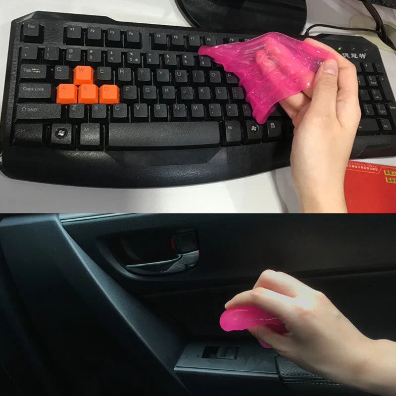 3Pcs Dust Cleaner Tool Magic Sticky Compound Super Clean Gel for Computer Car Keyboard RT99 | Дом и сад