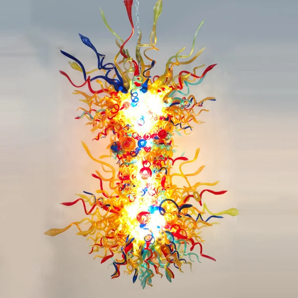 

Beautiful Colorful Large Size Chandeliers Art Lighting for Stair Villa Decor with Best Price Free Shipping